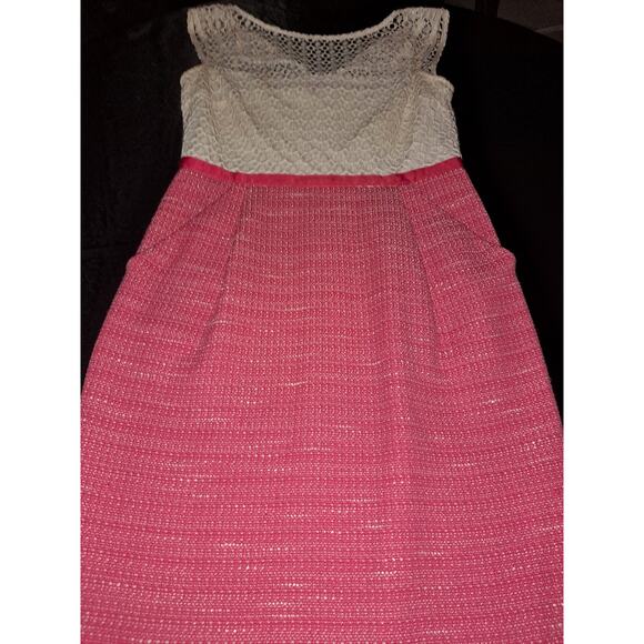 Studio one New York Women Dress 6 Pencil Sleeveless Scoop Neck Pockets - Picture 2 of 4